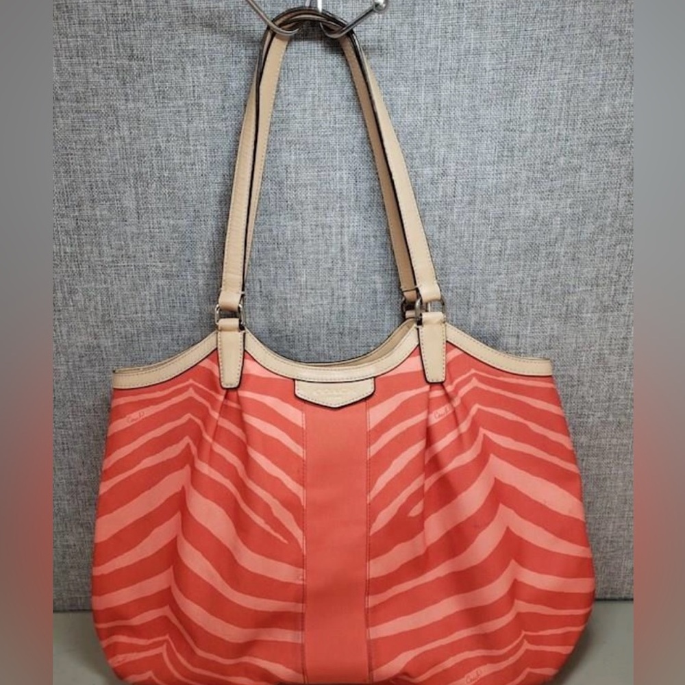 Coach Zebra Print Tote